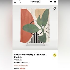 Society 6 Shower Curtain